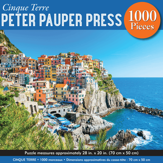 Cinque Terre 1000 Piece Jigsaw Puzzle - Market 12