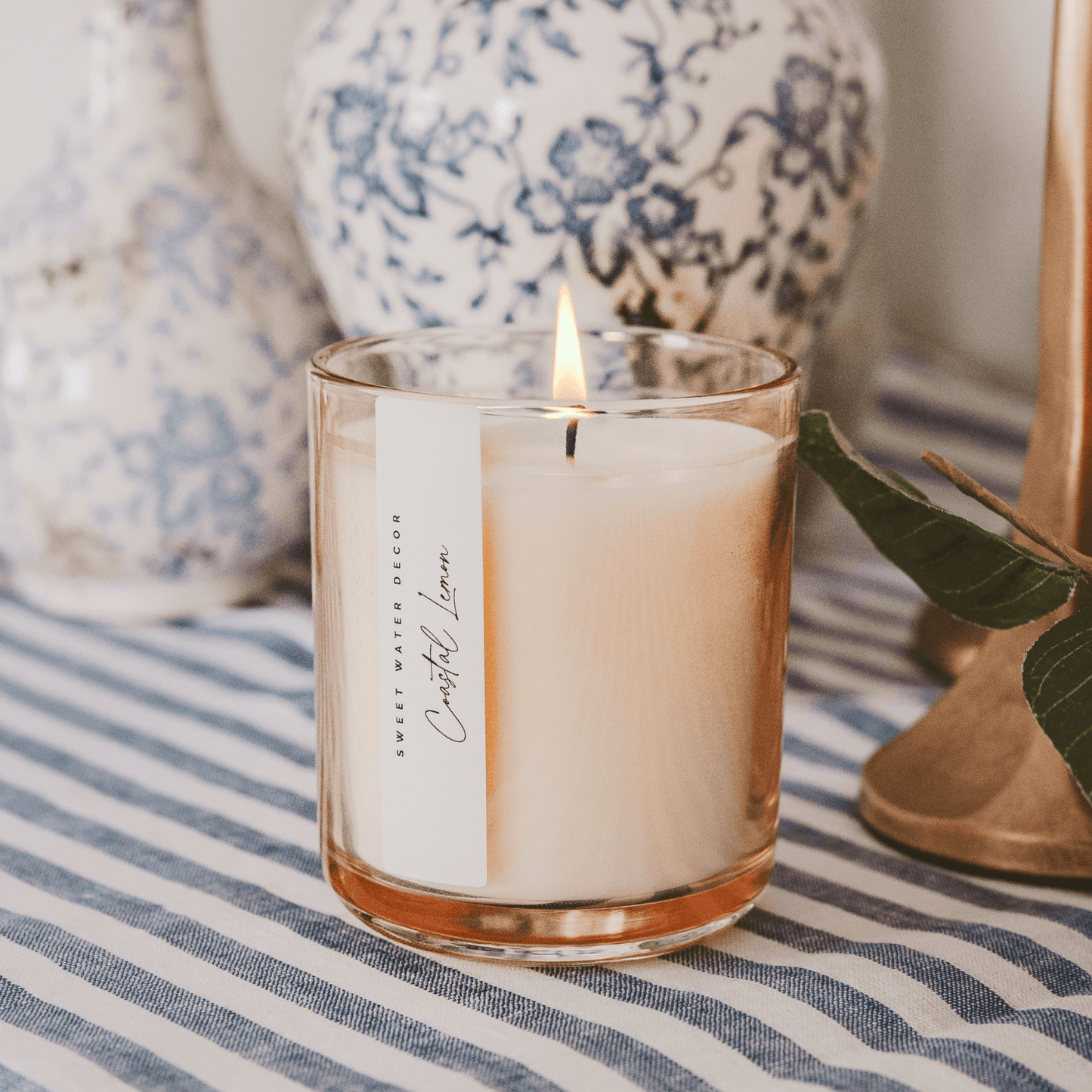 Coastal Lemon 12 oz Candle - Home Decor and Gifts - Market 12