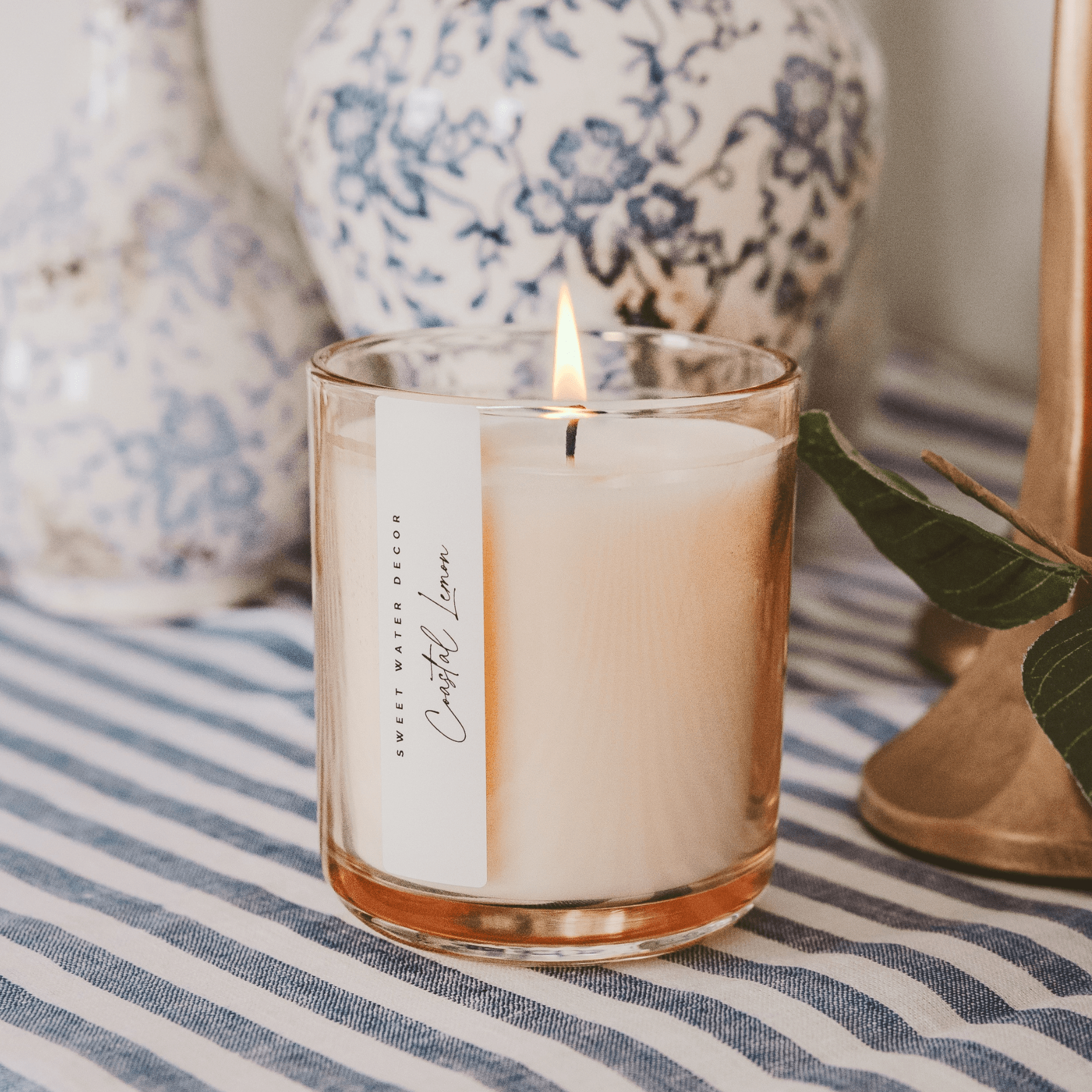 Coastal Lemon 12 oz Candle - Home Decor and Gifts - Market 12