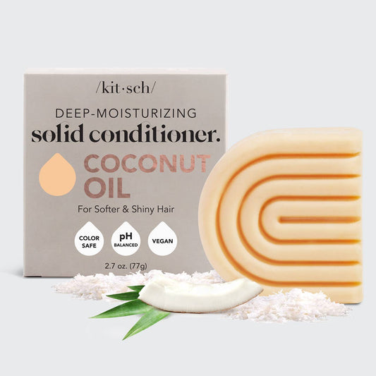 Coconut Repair Conditioner Bar/Mask for Dry Damaged Hair - Market 12