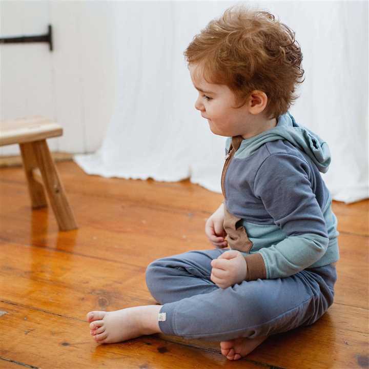 Color Blocked Sweatshirt Set: Flint - Market 12