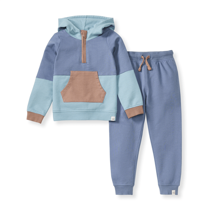 Color Blocked Sweatshirt Set: Flint - Market 12
