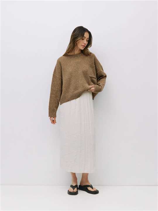 Confetti Sweater: BROWN - Market 12