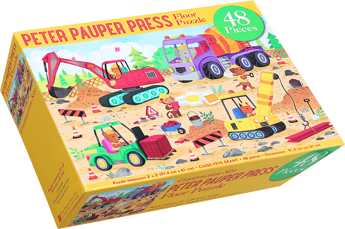 Construction Site Kids' Floor Puzzle - Market 12