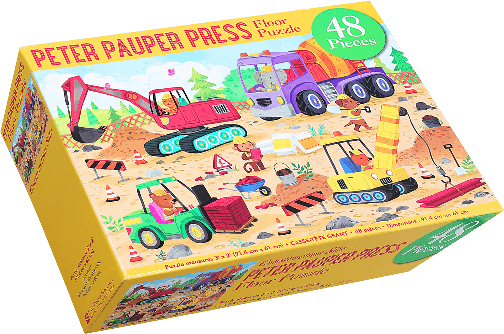 Construction Site Kids' Floor Puzzle - Market 12