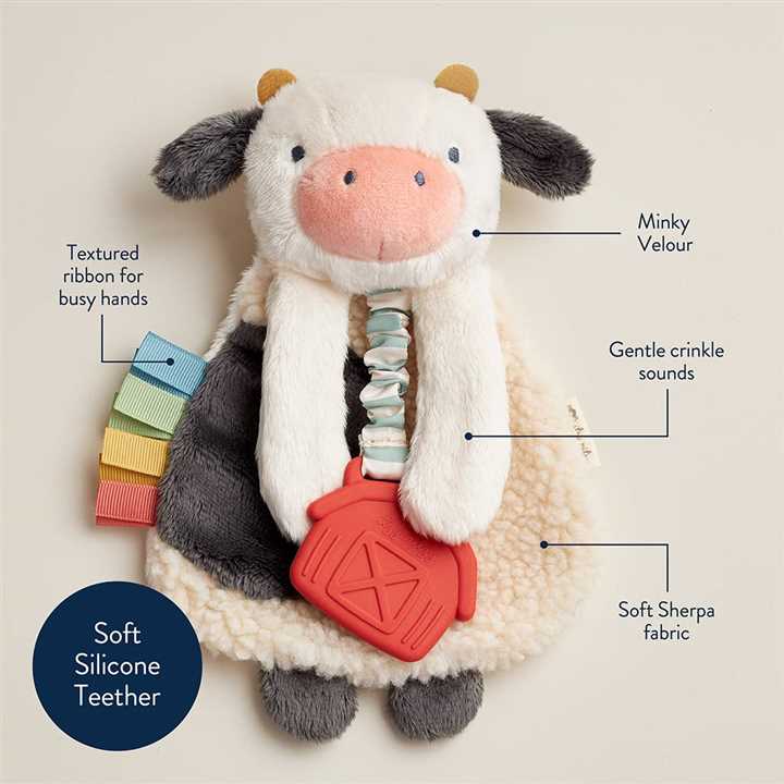 Cow Itzy Friends Lovey™ Plush - Market 12