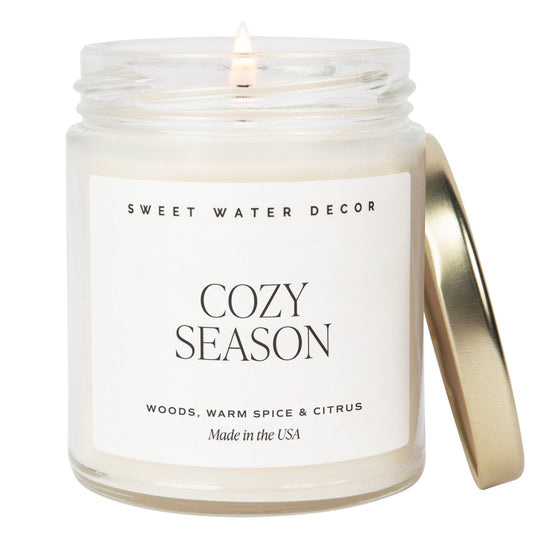 Cozy Season 9 oz Soy Candle - Fall Decor & Gifts - Market 12
