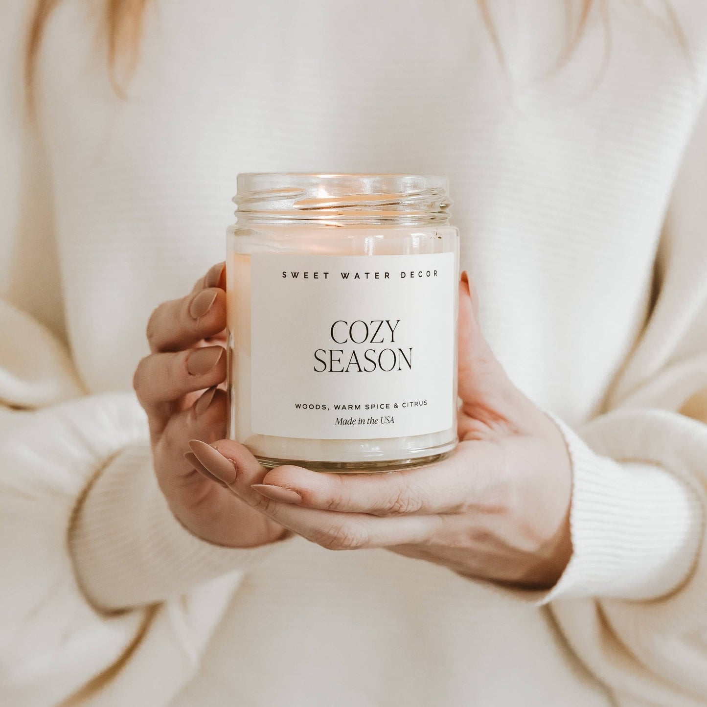 Cozy Season 9 oz Soy Candle - Fall Decor & Gifts - Market 12