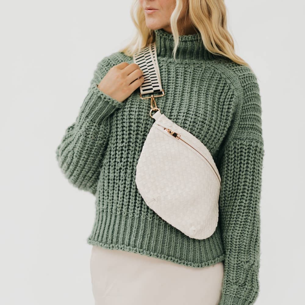 Cream Westlyn Woven Bum Bag - Market 12