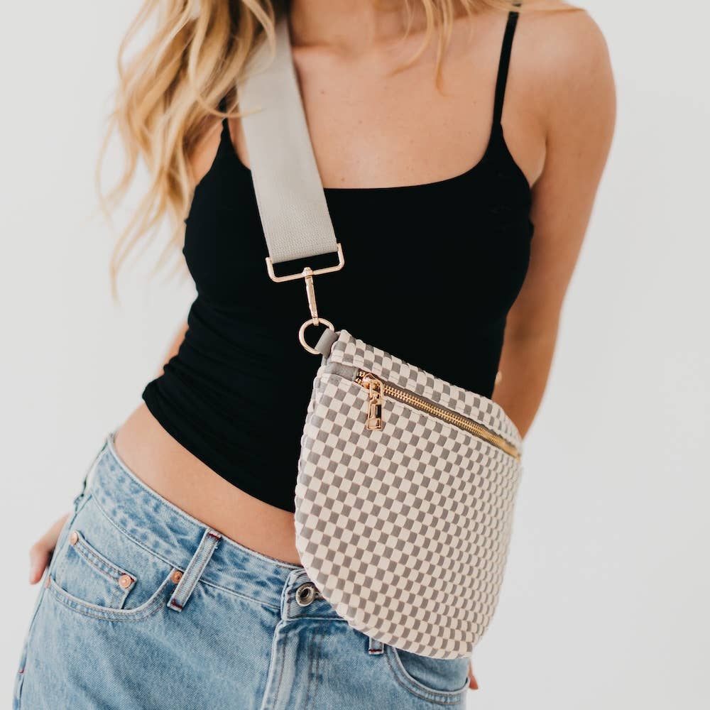Cream Westlyn Woven Bum Bag - Market 12