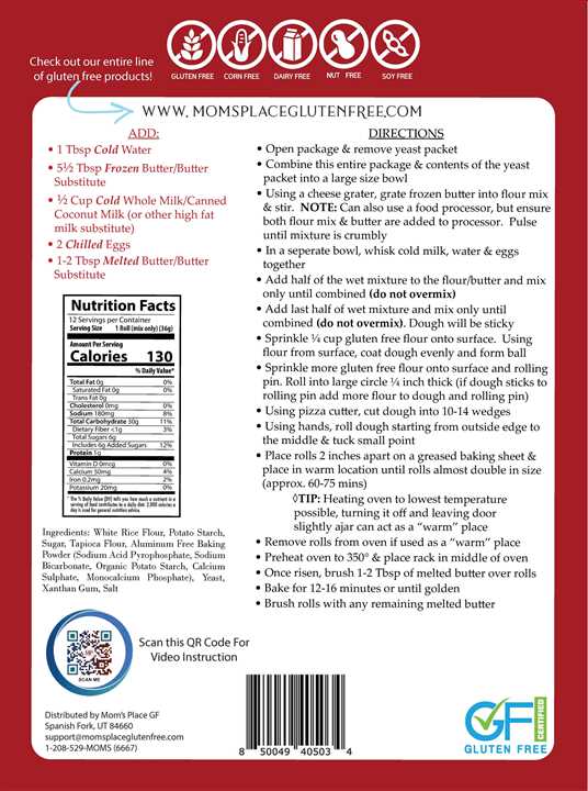 Crescent Rolls Mix GF - Market 12