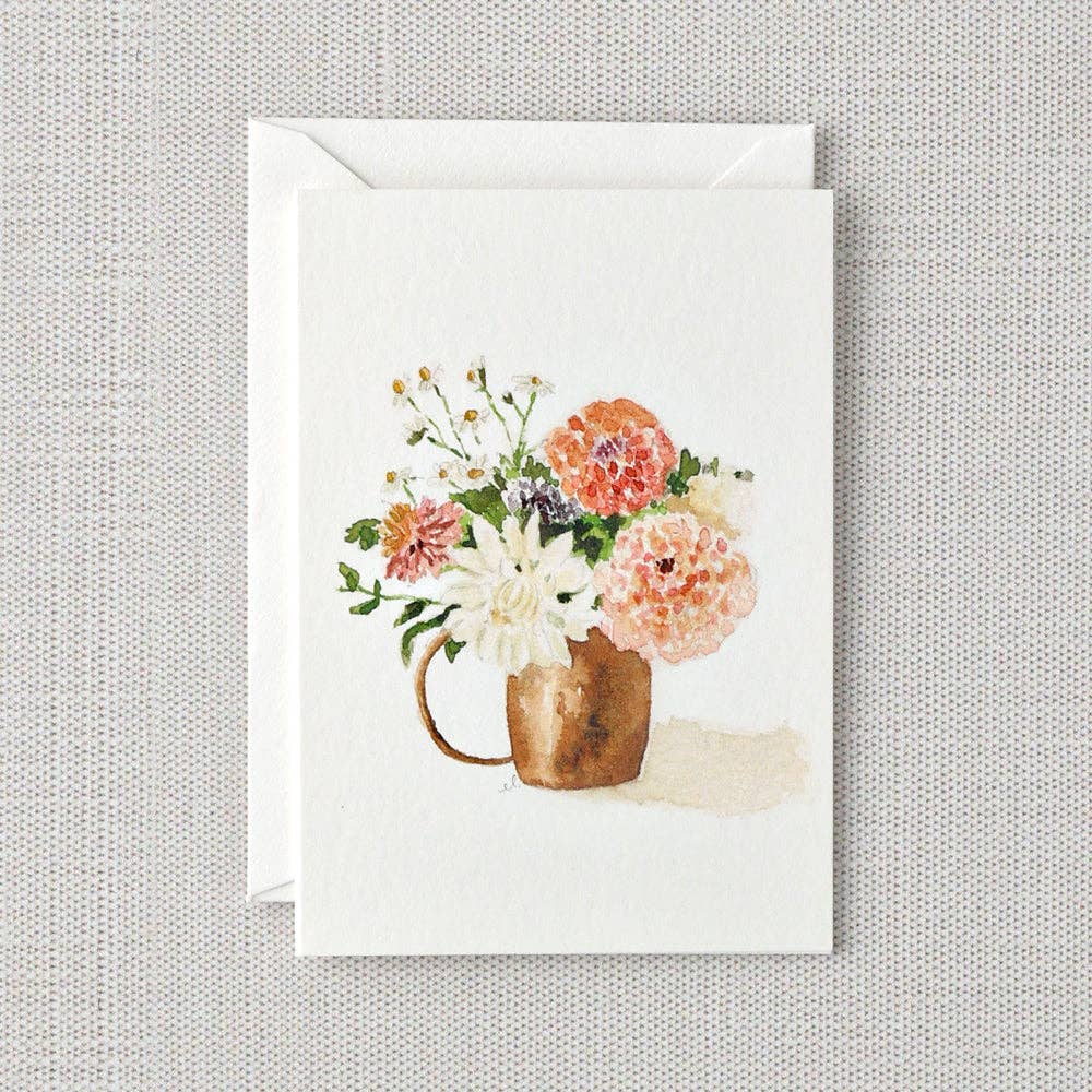 Dahlia mini notecard - Market 12