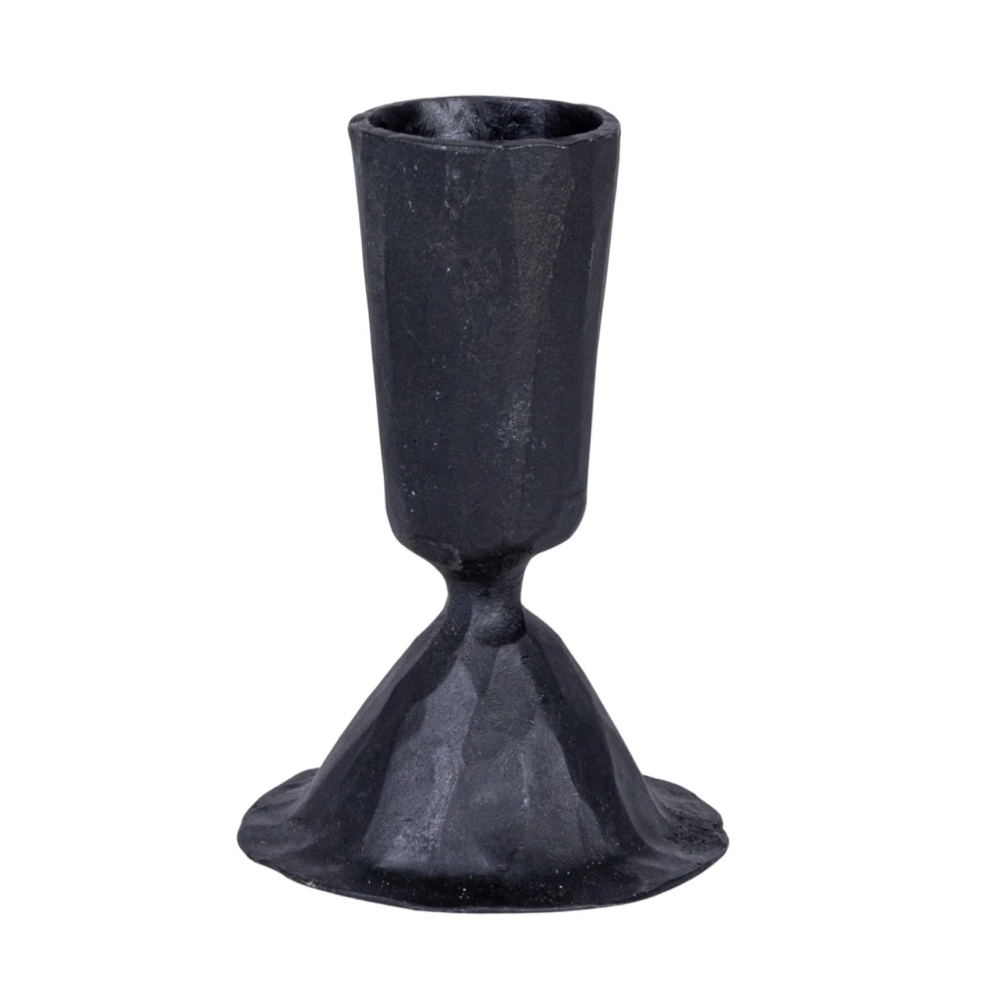 DG0184 2 - 1/4" Rd x 3 - 1/4"H Metal Taper Holder, Black - Market 12