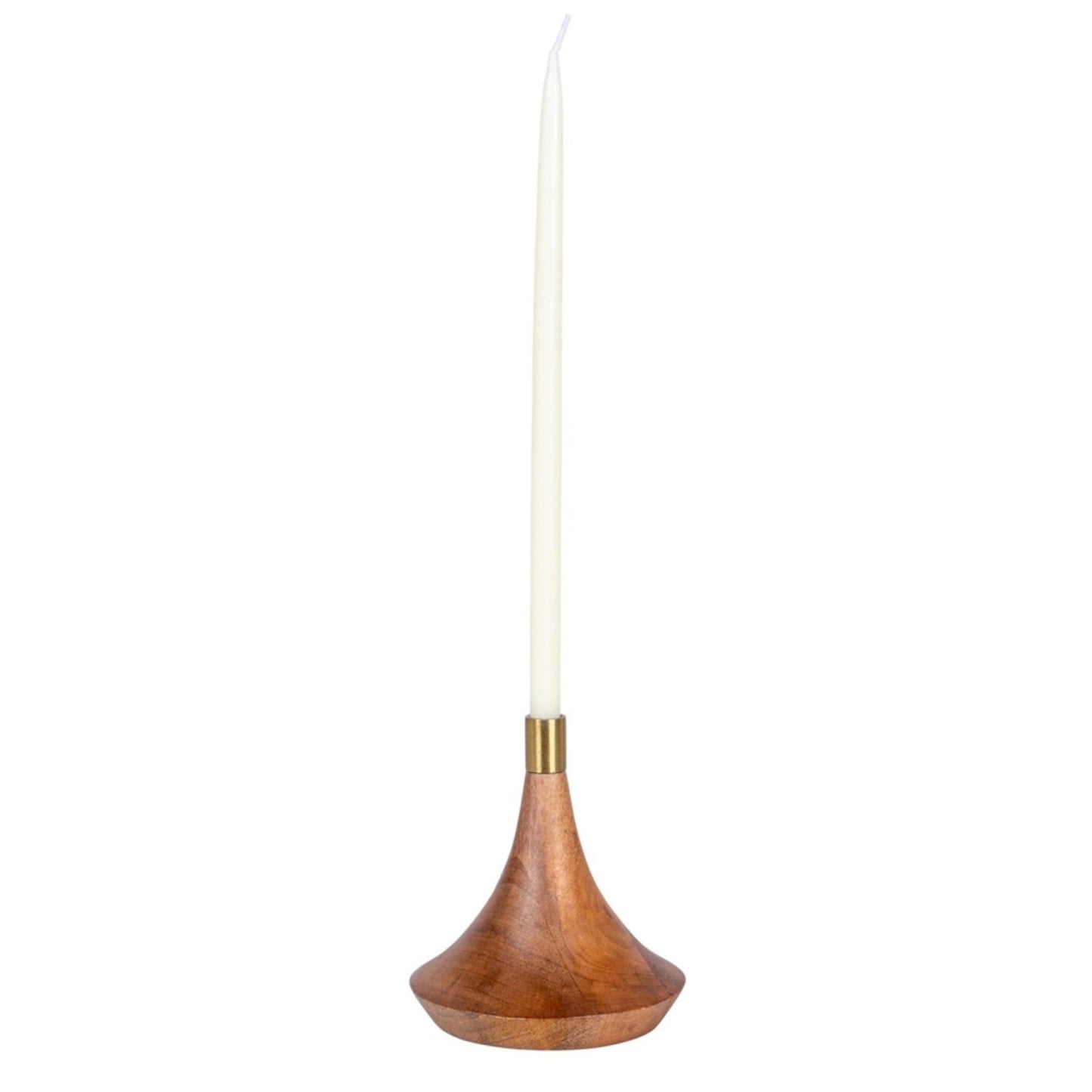 DG0260 Mango Wood & Metal Taper Holder (Holds 1/2" Taper) - Market 12