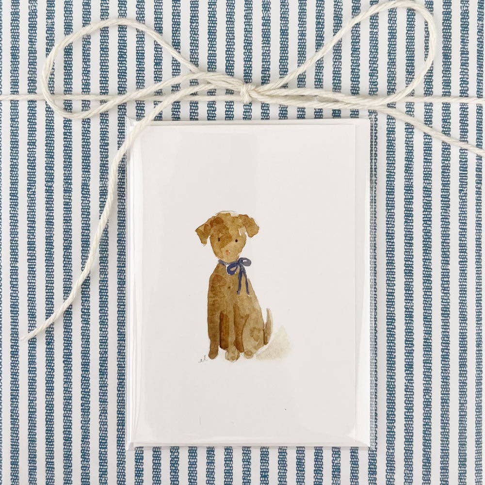 Dog mini notecard - Market 12
