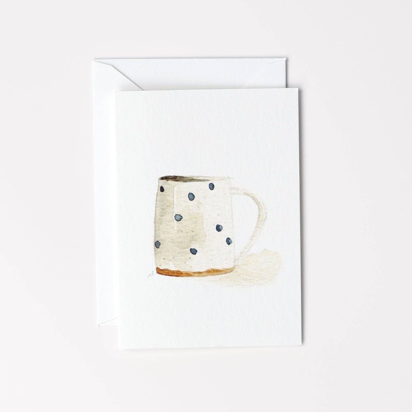 Dot mug mini notecard - Market 12