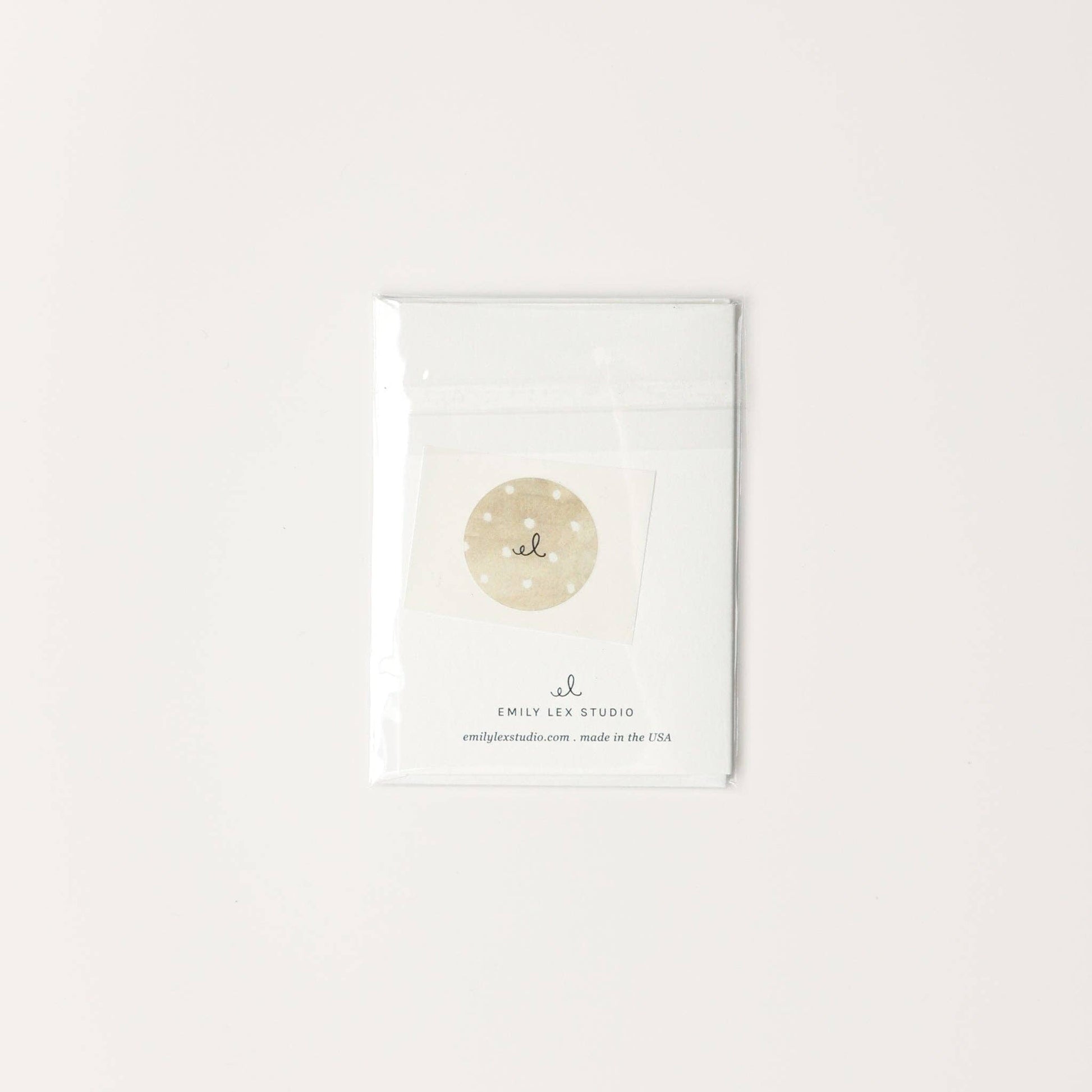 Dot mug mini notecard - Market 12