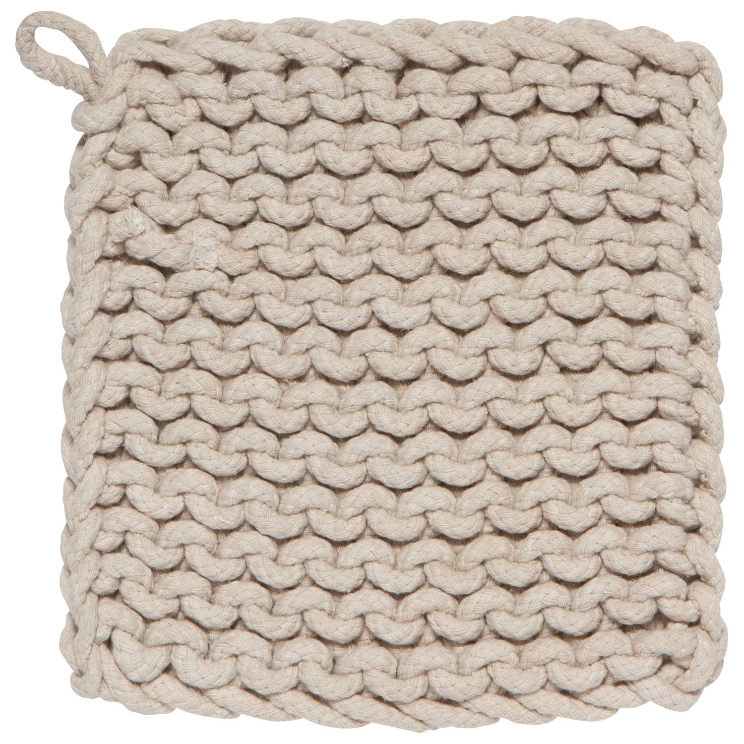 Dove Gray Knit Potholder - Market 12