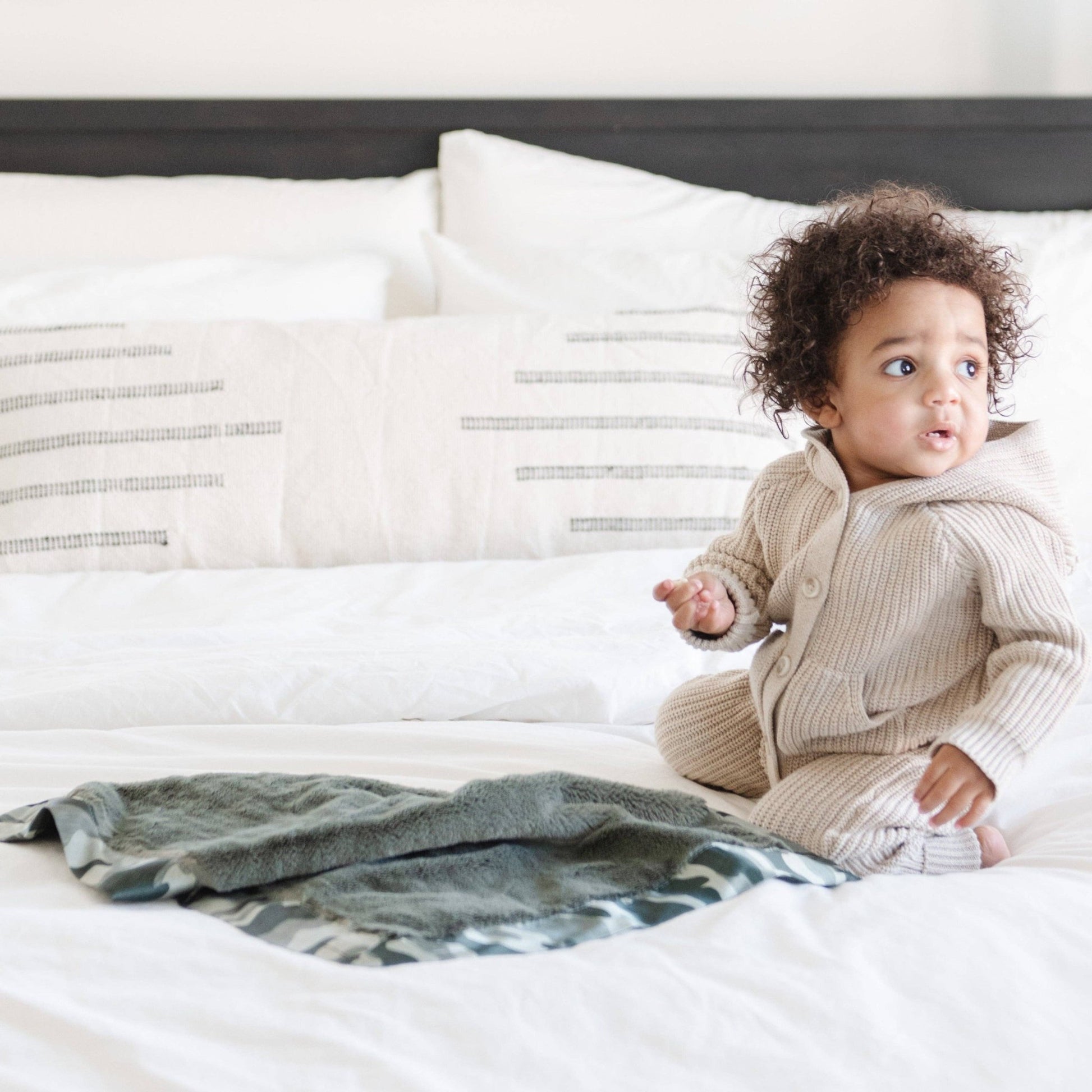 Dusty Peach SATIN BORDER MINI BLANKETS - Market 12