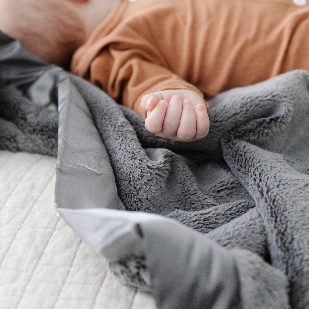 Dusty Peach SATIN BORDER MINI BLANKETS - Market 12