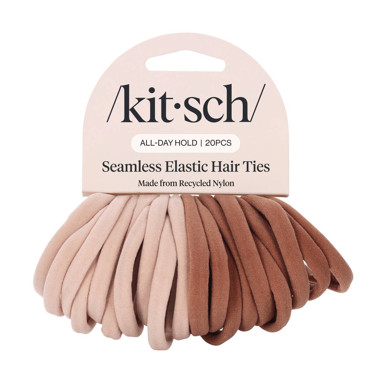Eco - Friendly Nylon Elastics 20pc set - Blush - Market 12
