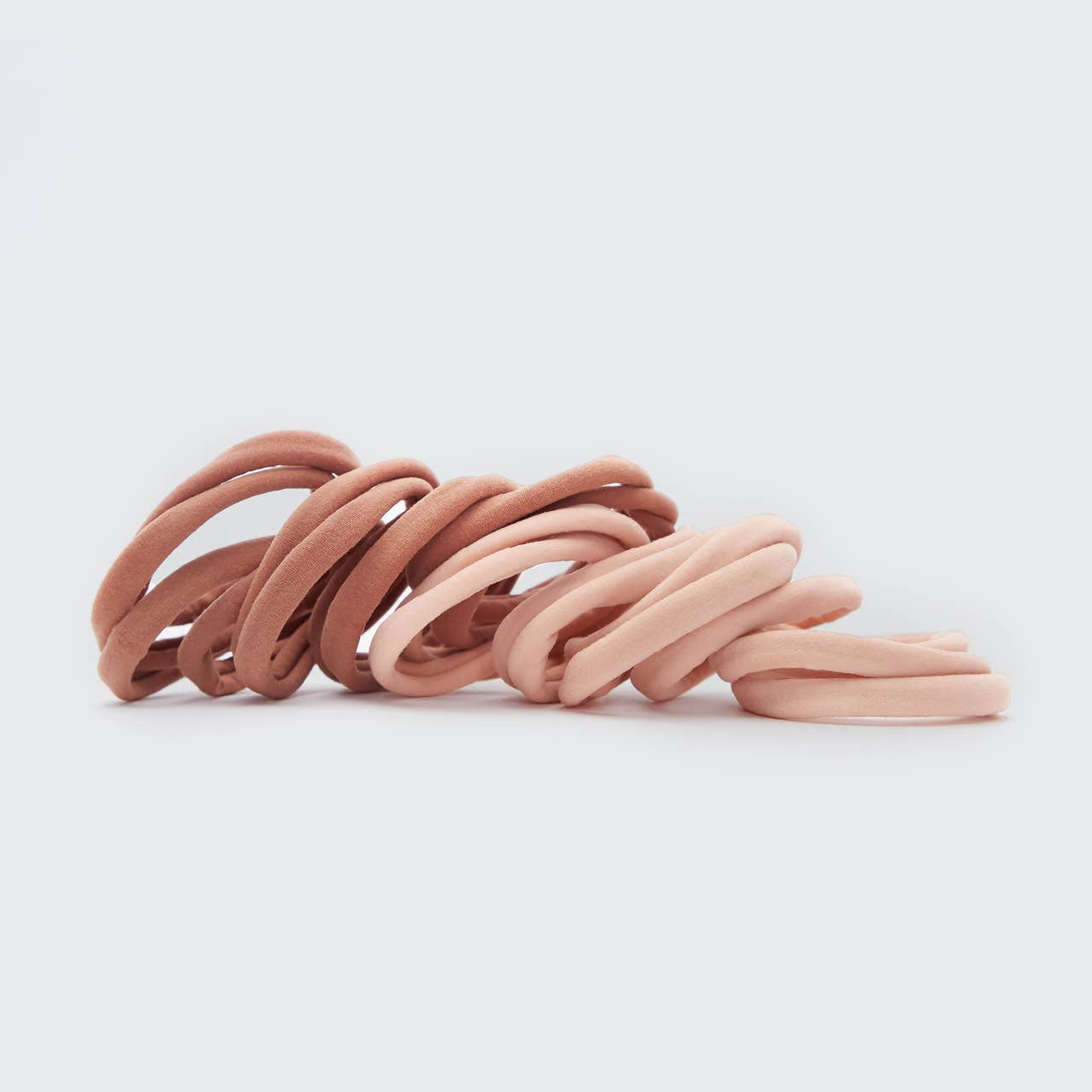 Eco - Friendly Nylon Elastics 20pc set - Blush - Market 12