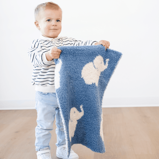 Elephant Double - Layer Bamboni® Mini Blanket - Market 12