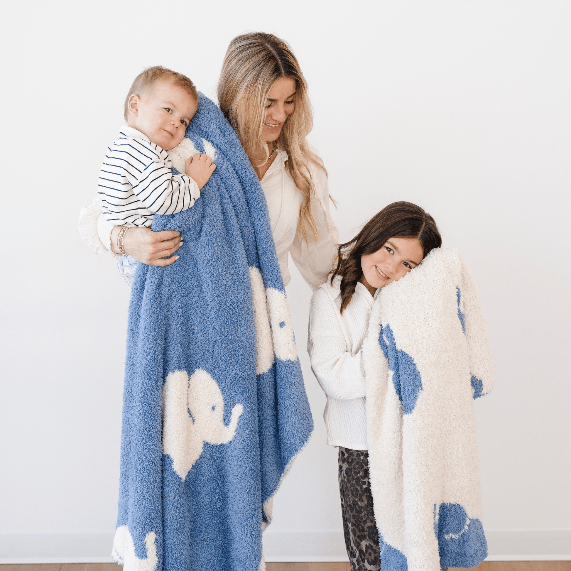 Elephant Double - Layer Bamboni® Mini Blanket - Market 12