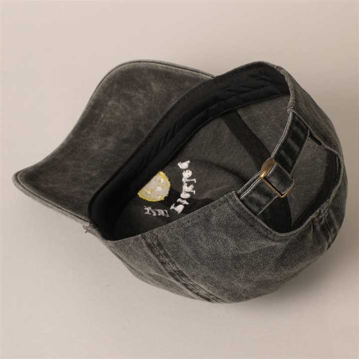 Embroidered Baseball Cap - Market 12
