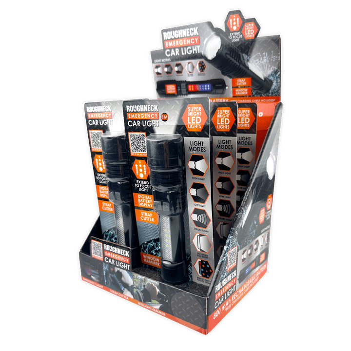 Emergency Rechargeable LED Flashlight Multi Tool - Market 12