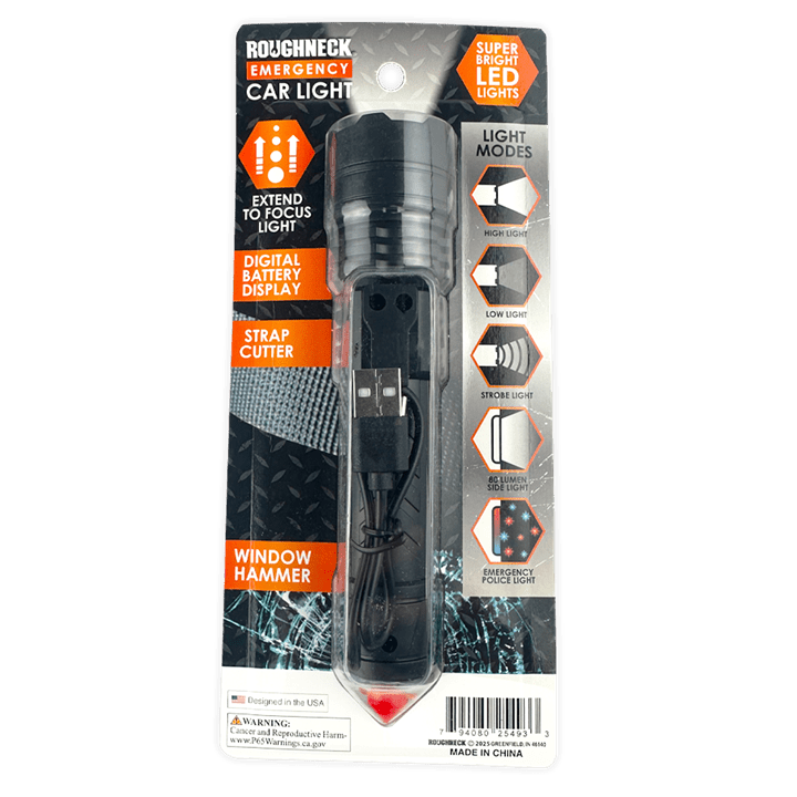Emergency Rechargeable LED Flashlight Multi Tool - Market 12