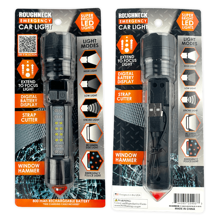 Emergency Rechargeable LED Flashlight Multi Tool - Market 12