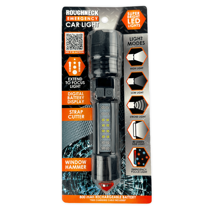 Emergency Rechargeable LED Flashlight Multi Tool - Market 12
