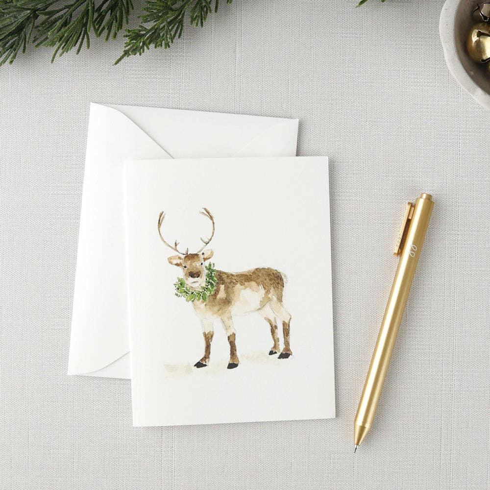 Evergreen notecard set - Market 12