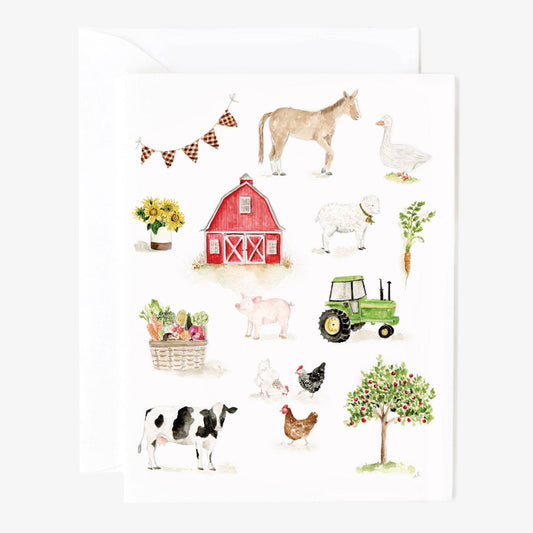 Farm Pictures notecard - Market 12