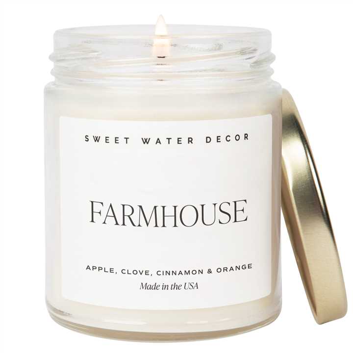 Farmhouse 9 oz Soy Candle - Market 12