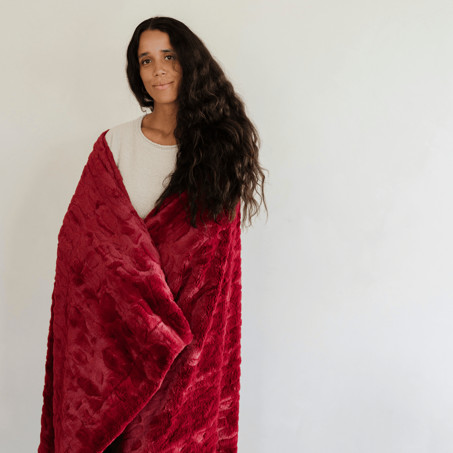 Feather PATTERNED FAUX FUR XL THROW BLANKETS: Feather - Market 12