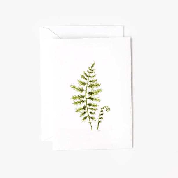 Fern mini notecard - Market 12