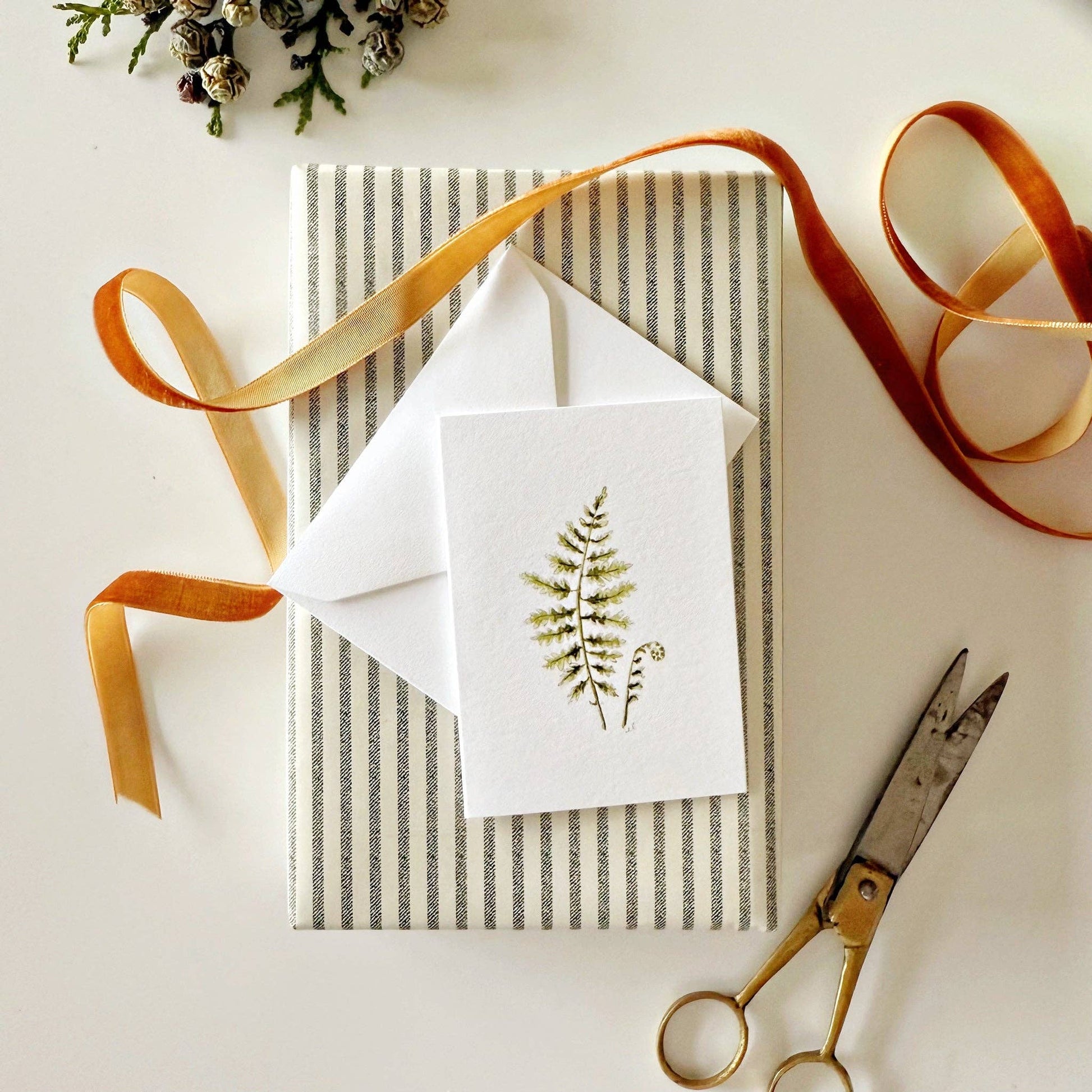 Fern mini notecard - Market 12