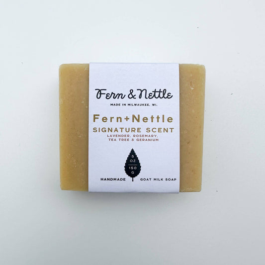 Fern&Nettle Signature Scent Goat Milk Soap - Market 12