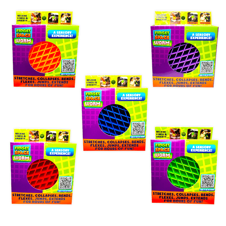 Fidget Space Worm Toy(Random Color) - Market 12