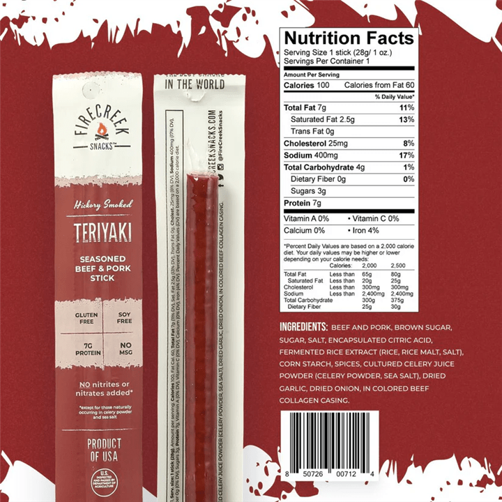 Fire Creek Snack Stix 4 Varieties - Market 12