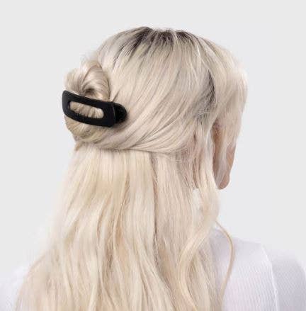 Flat Lay Claw Clip 2pc Flat - Black & Tort - Market 12