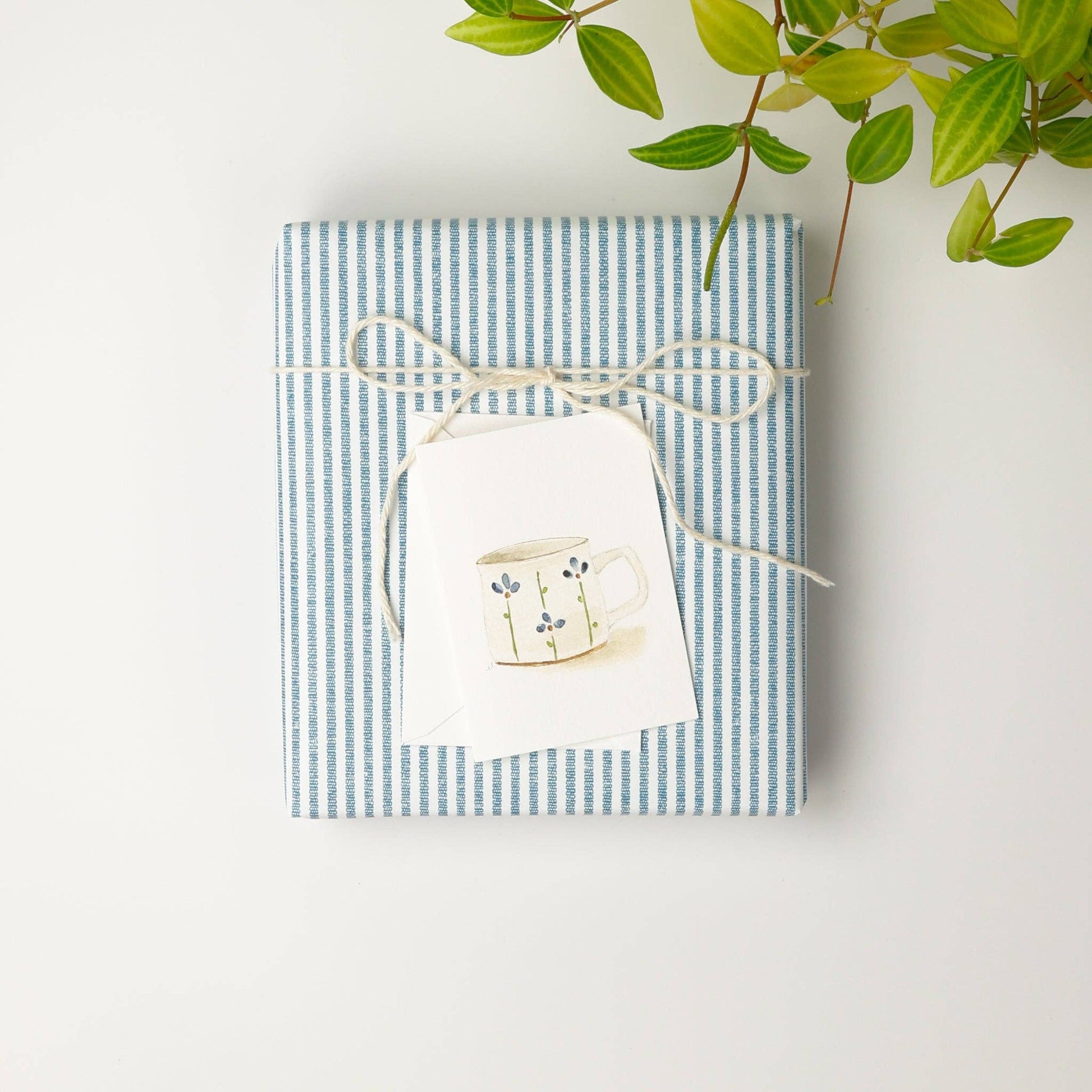 Flower mug mini notecard - Market 12