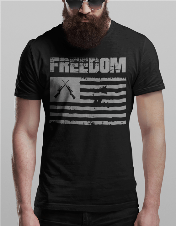 Freedom Tee: Black - Market 12