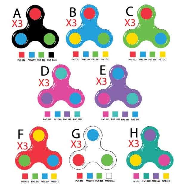 Fun Fidget Pop Spinner Toy(random pick) - Market 12