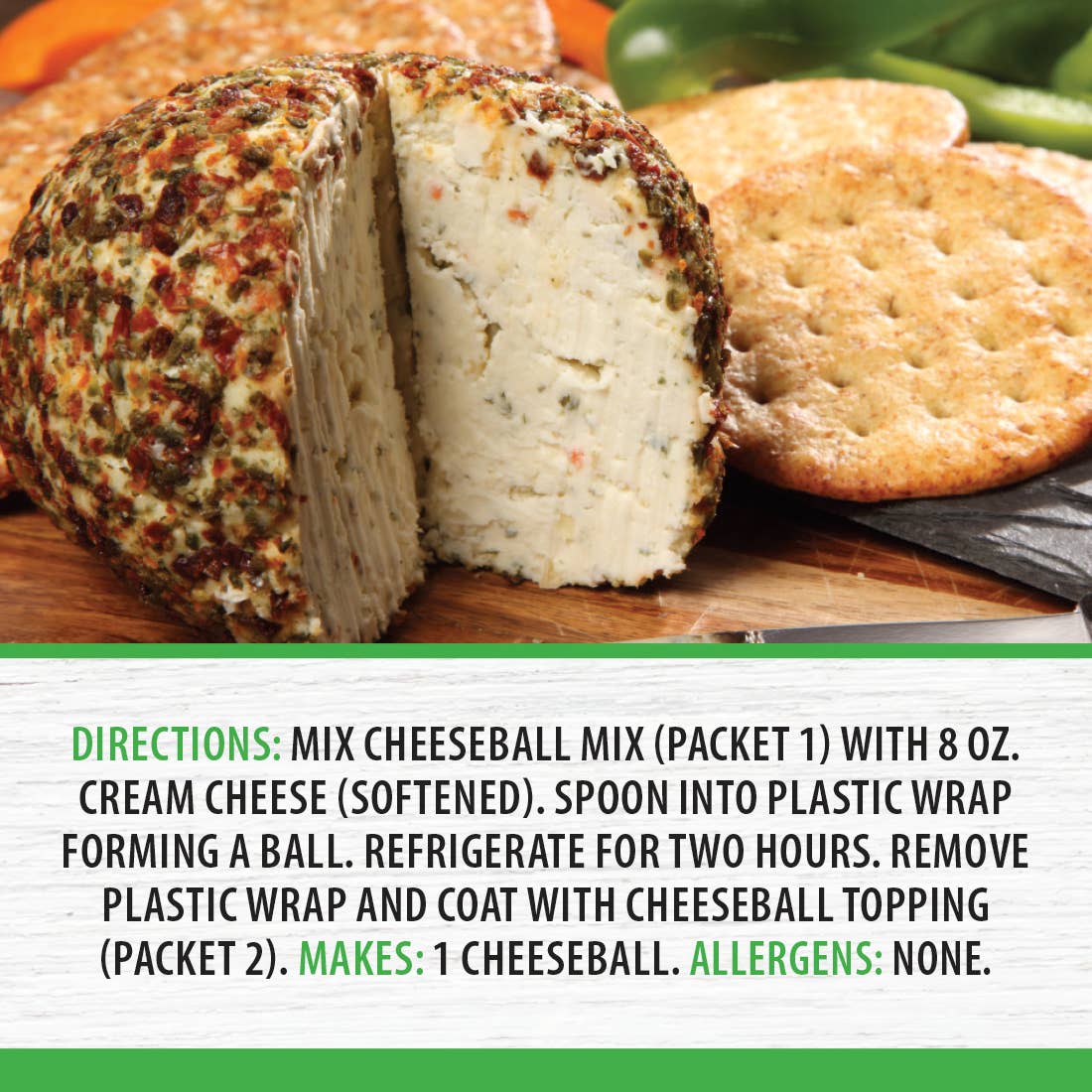 Garden Vegetable Cheeseball - Market 12