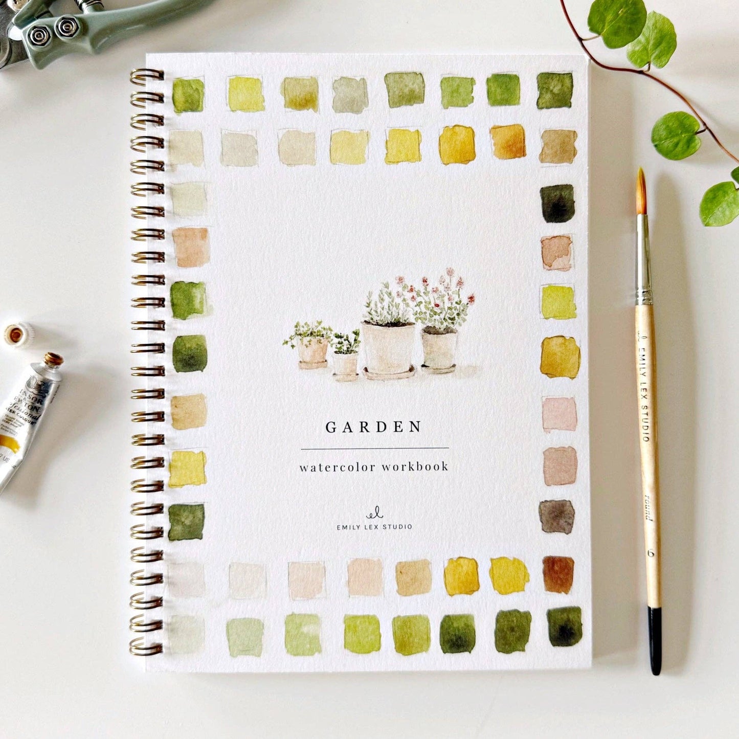 Garden watercolor workbook - Market 12