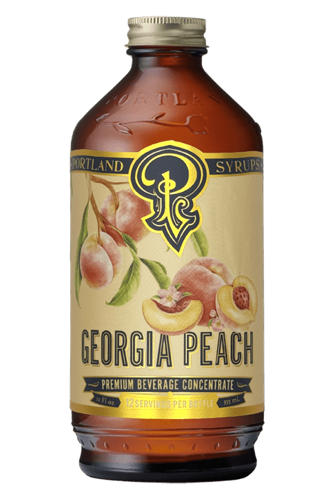 Georgia Peach Syrup 12oz Beverage Mixer - Market 12