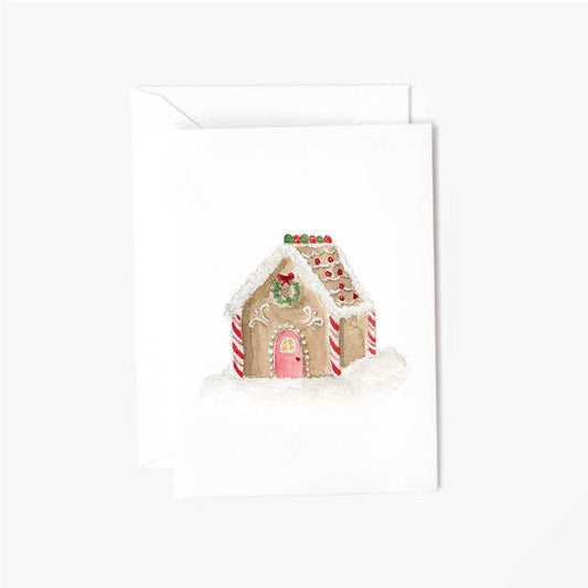 Gingerbread house mini notecard - Market 12